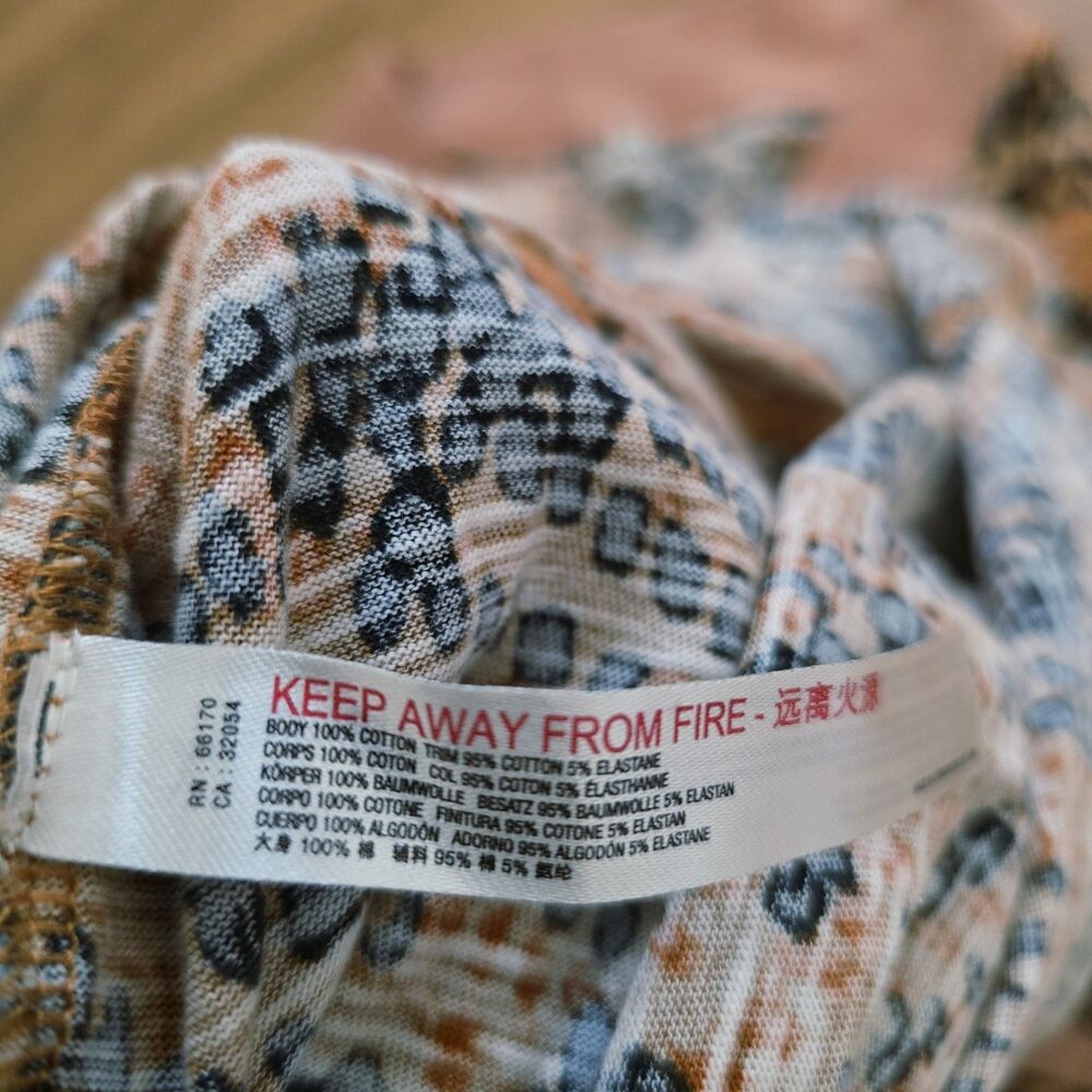 Intimately Free People Why Not Romper Printed Brown Multi Women's S Loose Fit - Picture 8 of 13